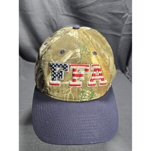 FFA‎ Camo Hat Patriotic American Flag Embroidered Realtree Outdoor Hunting Cap